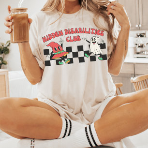 Versteckter Behindertenklub Sensibilisierung für T-Shirt