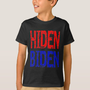 Versteckter Biden Sleepy Joe Lustig Pro-Trump Anti T-Shirt