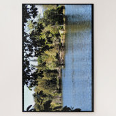 Versteckter Friedlicher See Puzzle (Vertikal)