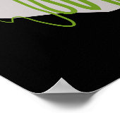 Versteckter Golfball, lustiger Sport Poster (Ecke)