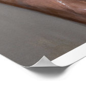 Versteckter Kummer in Licht und Schatten Poster (Ecke)