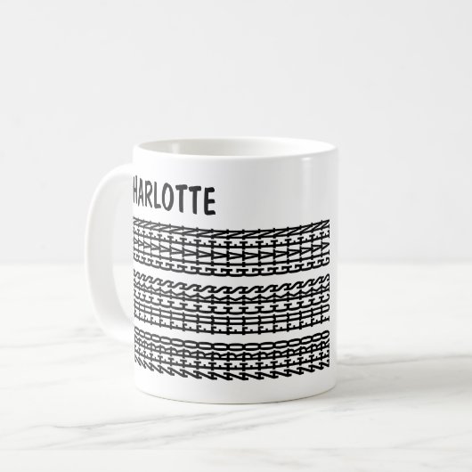 Versteckter Message-Individuelle Name - Sarcastic- Kaffeetasse (Vorderseite Links)