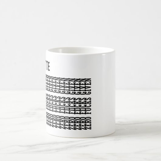 Versteckter Message-Individuelle Name - Sarcastic- Kaffeetasse (Mittel)