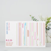 Versteckter moderner Geist Great Dane Briefpapier (Stehend Vorderseite)