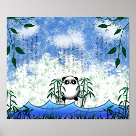 versteckter Panda Poster (Vorne)