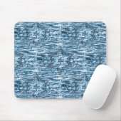 Versteckter Stern in zackigen, geschnitzten Streif Mousepad (Mit Mouse)