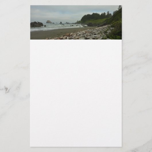 Versteckter Strand I im Redwood National Park Briefpapier (Vorderseite)