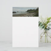 Versteckter Strand I im Redwood National Park Briefpapier (Stehend Vorderseite)