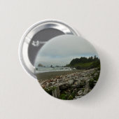 Versteckter Strand I im Redwood National Park Button (Vorne & Hinten)