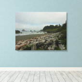 Versteckter Strand I im Redwood National Park Leinwanddruck (Insitu (Holzboden))