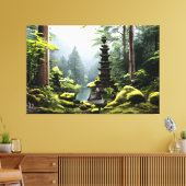 Versteckter Tempel Leinwanddruck (Insitu (Wohnzimmer))