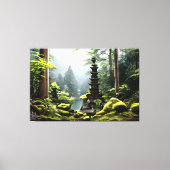 Versteckter Tempel Leinwanddruck (Vorderseite)