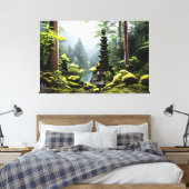 Versteckter Tempel Leinwanddruck (Insitu (Schlafzimmer))