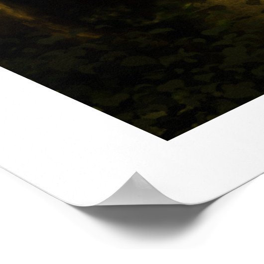 "Versteckter Tempel" Poster (Ecke)