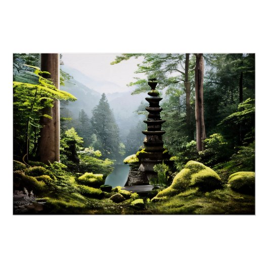 Versteckter Tempel Poster (Vorderseite)