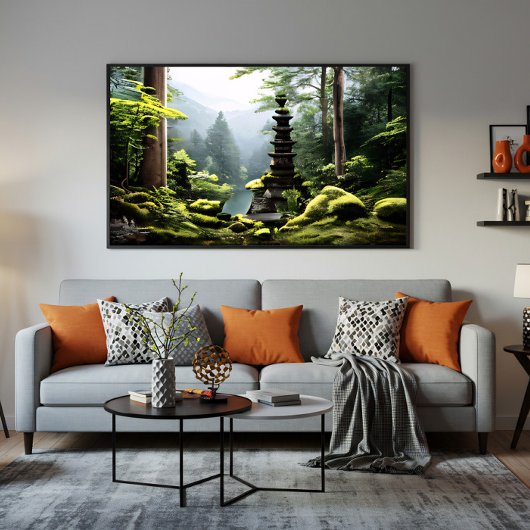 Versteckter Tempel Poster