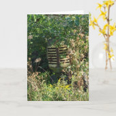 versteckter Traktor Karte (Gelbe Blume)