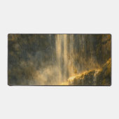 Versteckter Waldwasserfall – Schreibtischunterlage (Vorderseite)