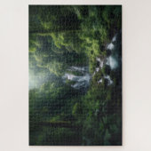 Versteckter Wasserfall - atemberaubende Landschaft Puzzle (Vertikal)
