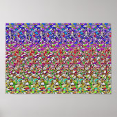 Verstecktes 3D-Stereogramm-Poster, Schmetterling a Poster (Vorne)