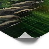 Verstecktes Dorf im Bambus Embrace Poster (Ecke)