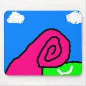 verstecktes Gesicht Mousepad (Vorne)