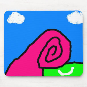 verstecktes Gesicht Mousepad