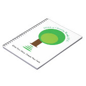 Verstecktes klärenbuch-Notizbuch Notizblock (Linke Seite)