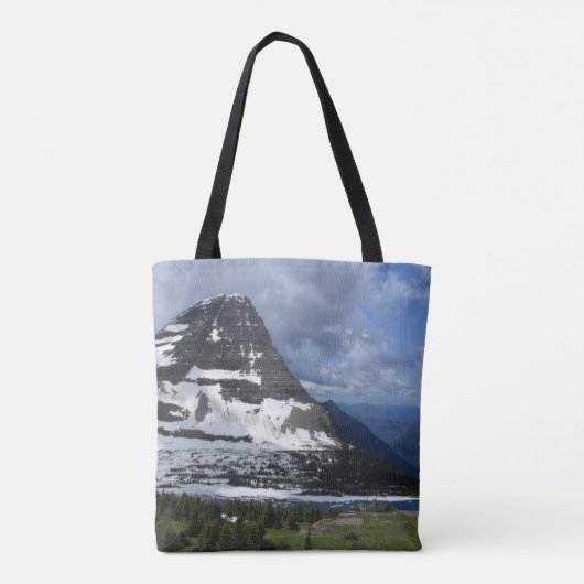 Verstecktes Lake Glacier Nationalpark Landscape Fo Tasche (Rückseite)