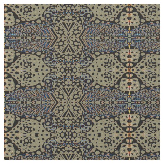 Verstecktes Loon-Muster Stoff (Nahaufnahme)