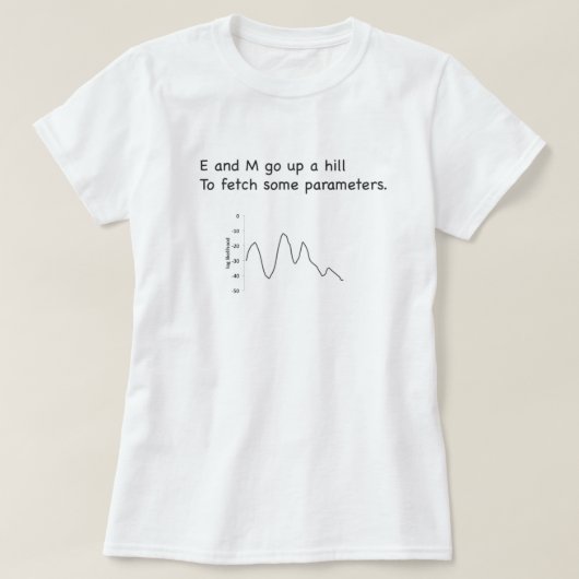 Verstecktes Markov Modell EM T-Shirt (Design vorne)