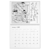 Verstecktes Objekt und Farbbuch Kalender (Jan 2027)