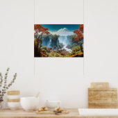 Verstecktes Paradies im Dschungel Poster (Küche)