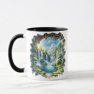 "Verstecktes Paradies: Wasserfall-Flucht" Tasse