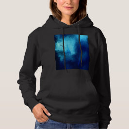 Verstecktes Schloss in blauem Wald Hoodie