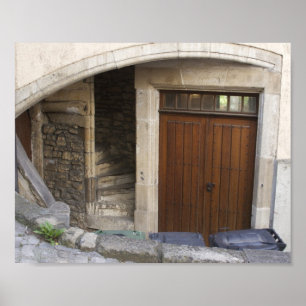 Verstecktes Treppen-Luxemburg-Stadt-Plakat Poster