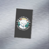 Versteh mir den Weg weg, der Verlierer, Moody Cat  Magnetische Visitenkarte (Beispiel)