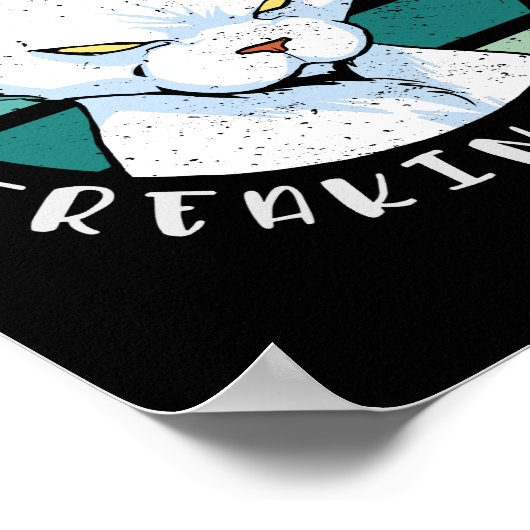 Versteh mir den Weg weg, der Verlierer, Moody Cat Poster (Ecke)