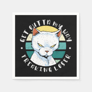 Versteh mir den Weg weg, der Verlierer, Moody Cat Serviette