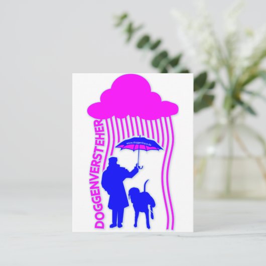 versteh postkarte (Stehend Vorderseite)