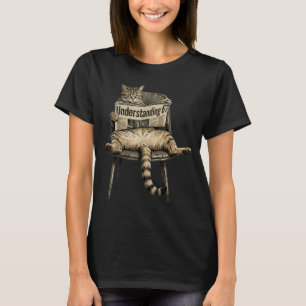 Verstehen 67 lustige Katzen Humor faules Kätzchen T-Shirt