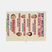 VERSTEHEN SIE TRUMP NICHT FLEECEDECKE (Vorderseite (Horizontal))