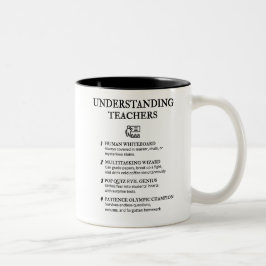 VERSTEHENDE LEHRKRÄFTE - Funny Teacher Spaß Zweifarbige Tasse