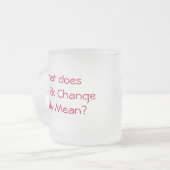 Verstehenobamas Hoffnung u. Änderung Mattglastasse (Vorderseite Links)