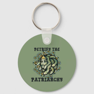 Versteinere die Patriarchats Medusa Gorgon Schlüsselanhänger