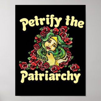 Versteinern Sie den patriarchalischen, langärmelig Poster
