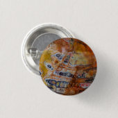 Versteinerte Holzbraun Button (Vorne & Hinten)