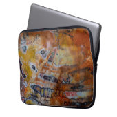 Versteinerte Holzbraun Laptopschutzhülle (Vorderseite Links)