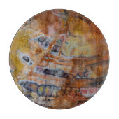 Versteinerte Holzbraun Schneidebrett (Vorderseite)