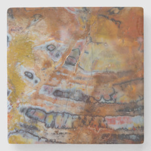 Versteinerte Holzbraun Steinuntersetzer